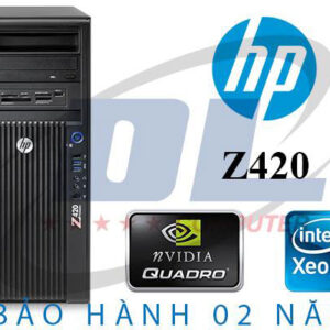 HP Z420 WorkStation/ Xeon E5-1650v2, Ram 32G, VGA GTX 1050Ti 4G, SSD 240G+HDD 1Tb dựng phim game